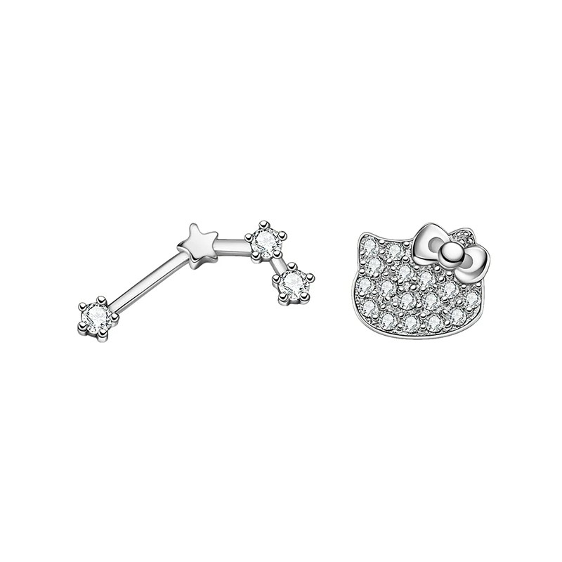 hellokitty正版授权十二星座耳钉