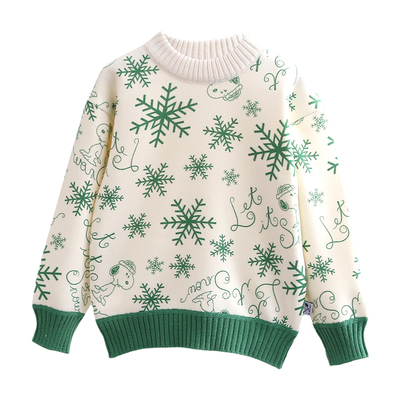 史努比女童针织毛衣秋冬