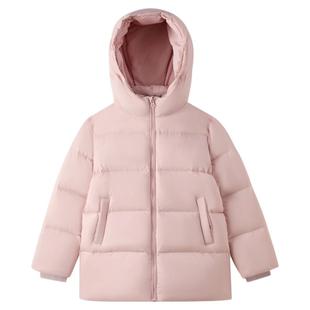 【90%羽绒】eland kids衣恋童装男女童连帽蓄热羽绒服25年冬新品