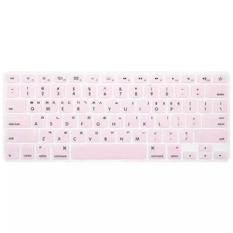 适用Mac苹果Macbook12/air13/pro13.3/14/15/16寸韩语键盘膜韩文