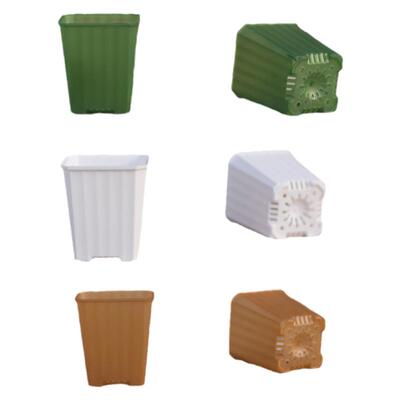 花一天堂半透明7cm方多肉花盆