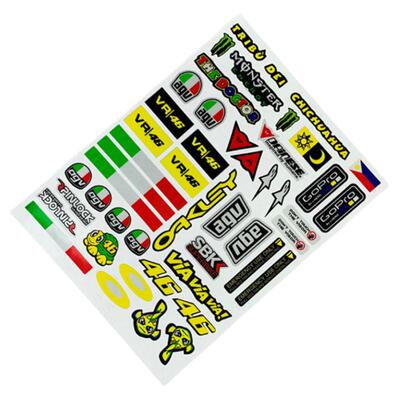 适用于摩托车头盔贴纸防水反光贴