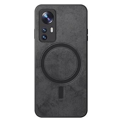 适用小米12布纹磁吸手机壳