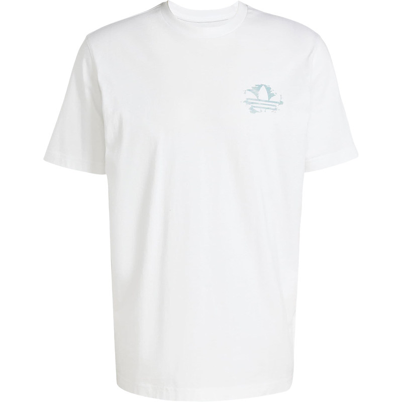 Adidas/阿迪达斯官方正品2025夏季三叶草男士印花休闲短袖KC4956