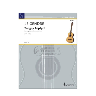 詹德雷通戈伊三联画两把古典吉他