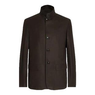 ZEGNA杰尼亚男装冬季深棕色SECONDSKIN Il Conte伯爵夹克