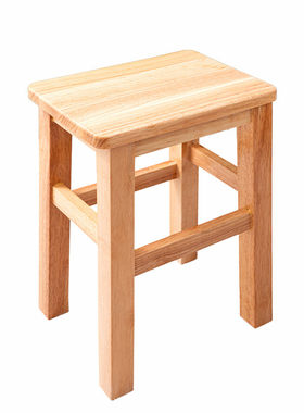 实木工厂车间凳子商用餐馆45cm
