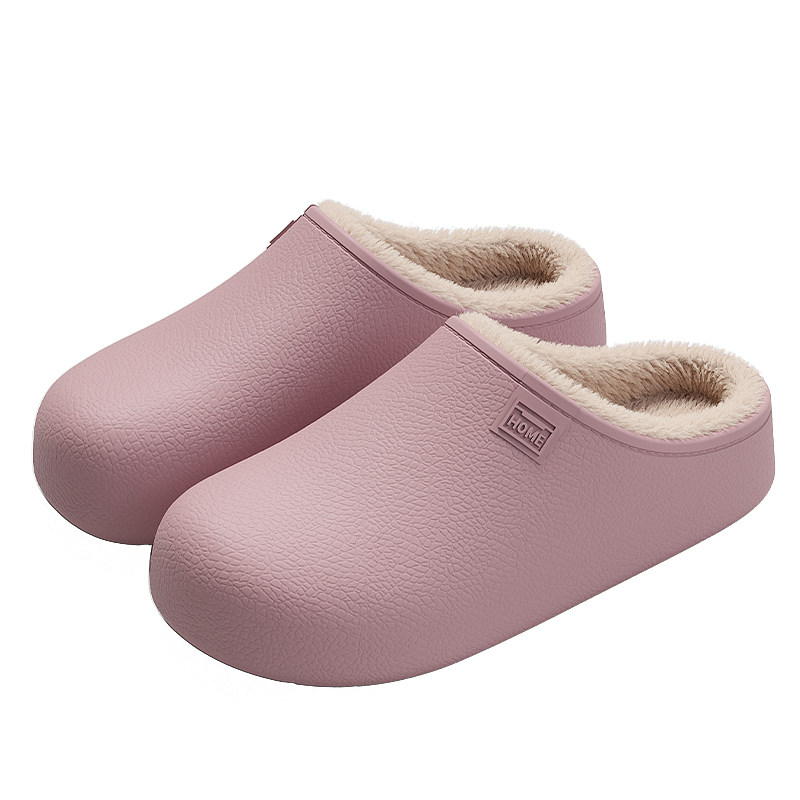 手术室防水棉拖鞋女款冬季室内家居医用防滑保暖厚底包头拖鞋男士