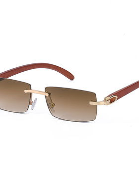 魅力镁作装饰长方形小框情侣眼镜