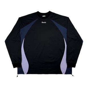 ComicTree C.t 2025秋季拼接3M反光圆领长袖衣服T恤男士新款上衣