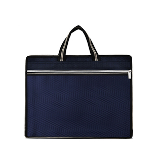 牛津帆布手提袋文件袋大容量拉链袋公文包男女会议袋定制印刷logo