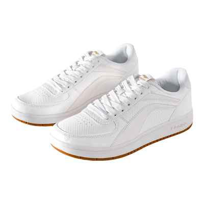 李宁天迹板鞋男小白鞋透气低帮