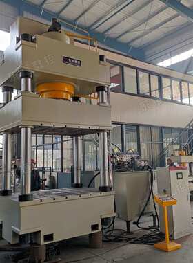 630吨四柱液压机 拉伸机PLC伺服压力机500T800t快速油压机订制厂