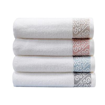 孚日柔软加大单条装长绒棉浴巾