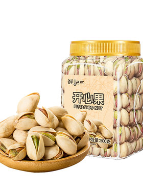 鲜记开心果500g新货无漂白