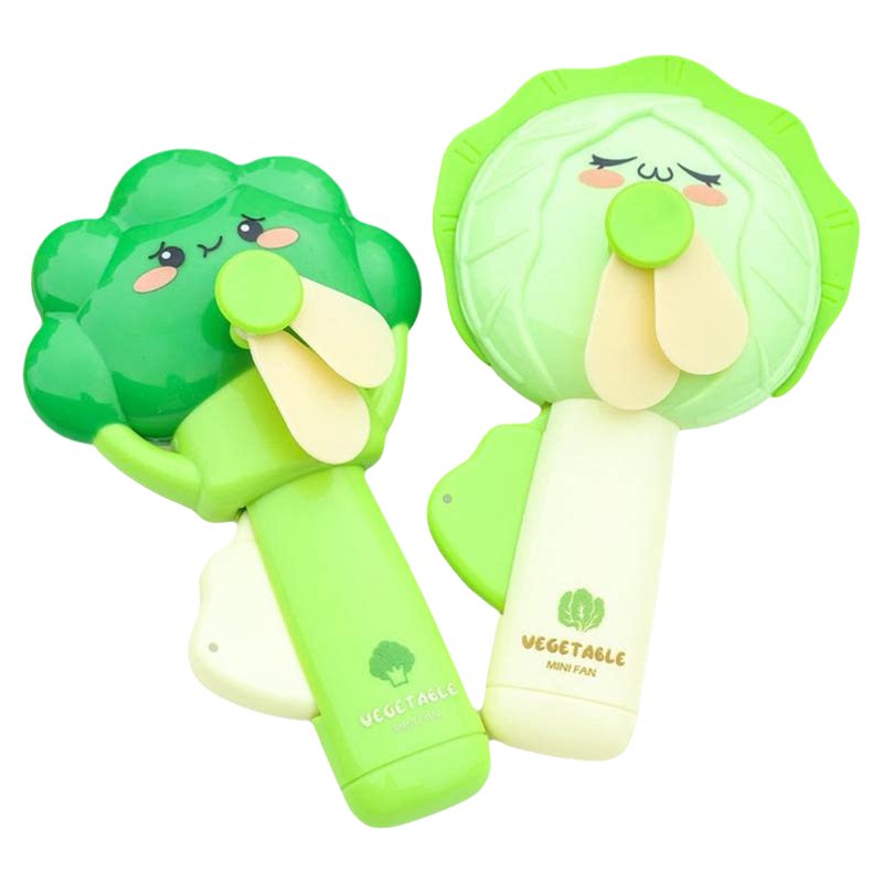 可爱水果蔬菜手压手摇迷你小风扇