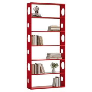 简约现代客厅置物架铁艺层板展示架办公室陈列靠墙落地式收纳书架