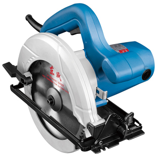 东成电圆锯9寸7寸电锯木工专用手提切割机木头倒装手持式家用圆锯