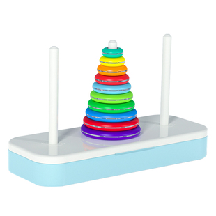 奇艺彩虹汉诺塔十10层小学生比赛专用八层一二三年级8层幼儿玩具
