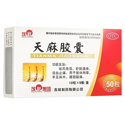 祛风除湿胶囊手脚麻木通痹胶囊止痛专业治麻木拘挛通络天麻胶囊
