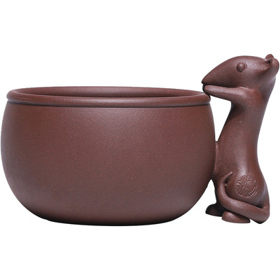 百年利永鼠鼠紫砂功夫茶杯