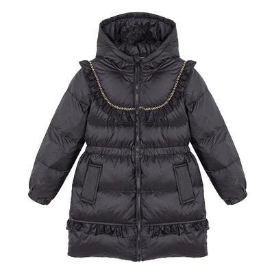 富罗迷儿童羽绒服2025冬季新款保暖女款加厚中长款女童白鸭绒外套