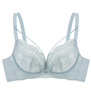 商场同款MYBODY内衣女薄性感精致蕾丝大胸显小胸聚拢厚微调型文胸