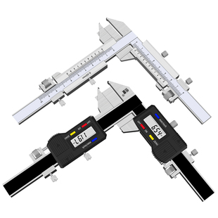 恒量齿厚游标卡尺M1-26 0.02数显齿厚卡尺0.01齿轮齿厚数显卡尺