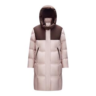 轻松羽绒|商场同款森马羽绒服女长款2025新款可拆卸帽冬装外套潮