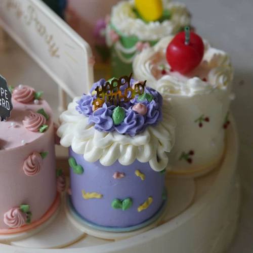 回转甜品机转盘带音乐转自动甜品旋转展示台蛋糕生日派对转机