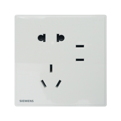 西门子10A白色七孔二二三86型