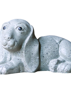 水泥趴趴狗北欧风杂货装饰摆件