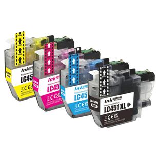 【香港墨盒】INKOOL非原装兄弟J1050打印机LC451墨盒451XL加大墨量J1140喷墨打印J1010DW一体机 东南亚墨盒