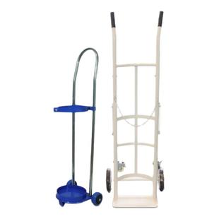 鲁建高医用氧气瓶工业氧气罐小推车大推车移动支架10L15L40升便携