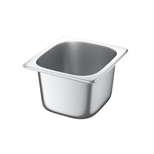 一点七不锈钢份数盆带盖开孔盆分数盘快餐车盒餐盆奶茶店果酱盒子