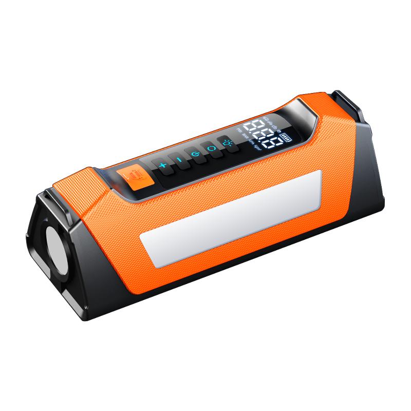 PSOOO汽车应急启动电源充气泵一体机12v电瓶多功能搭电宝打火神器