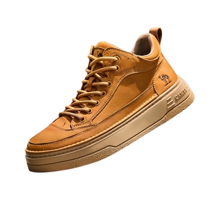 骆驼男鞋2025冬季新款耐磨抓地厚底休闲鞋城市户外经典复古工装靴