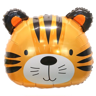 气球儿童无毒无味飘空铝膜卡通动物充氦可飞天宝宝绑腿装饰道具