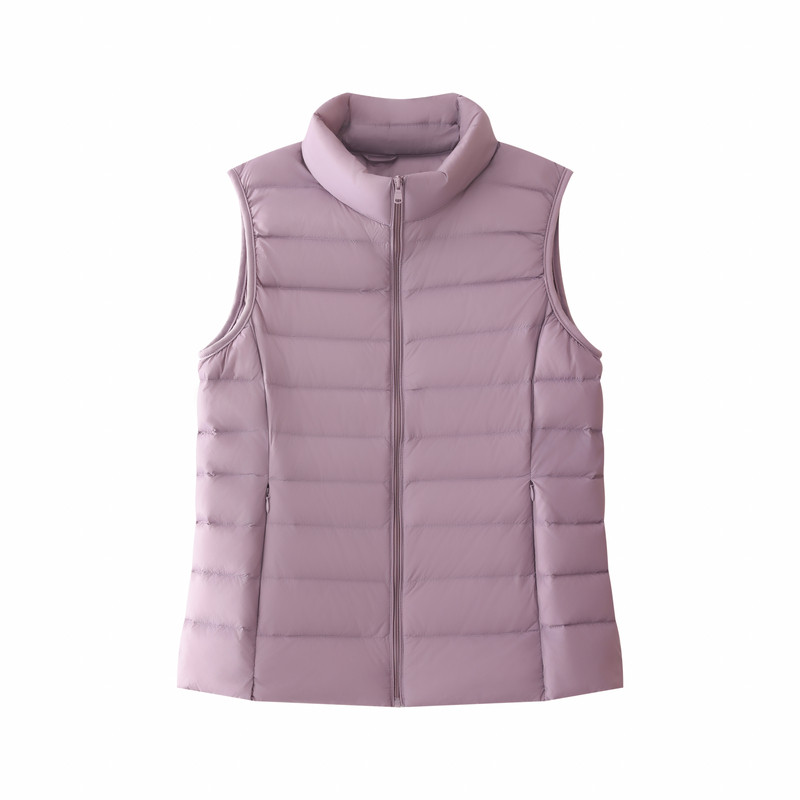 皮尔卡丹轻薄款羽绒服登山女短款2025新款连帽修身大码轻便白鸭绒