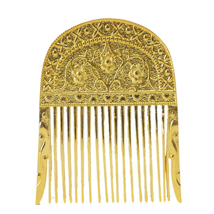 唐风刻纹雕花发梳雍容华贵插梳古风汉服头饰敦煌飞天发冠缠丝压鬓