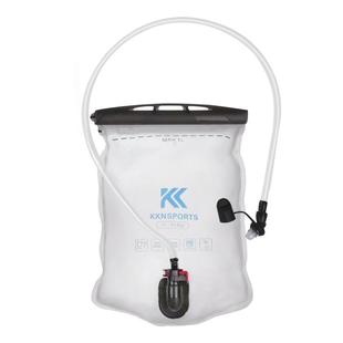 KKN无异味户外软水袋长管越野儿童成人背包补水袋沙漠徒步透明1L
