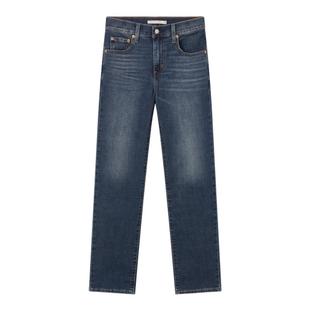 Levi's李维斯冰酷系列女士吸湿速干美式724高腰修身直筒牛仔长裤