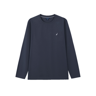 NAUTICA/诺帝卡纯棉多色长袖T恤