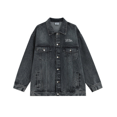 INSstudios做旧水洗牛仔外套