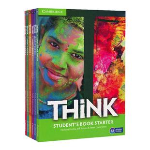 原版进口剑桥Cambridge Think Starter 1 2 3 4 5级别学生书+练习册思维KET/PET考试教辅外语初中高中英语教材自学书 think教材