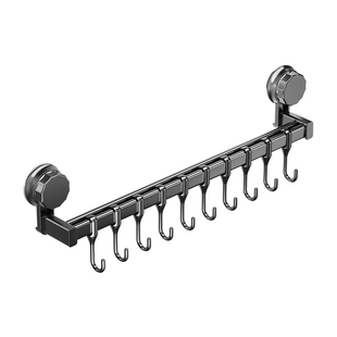 吸盘厨房挂钩置物架免打孔多功能挂锅铲勺子铲子刀具一体收纳架子