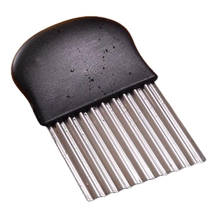 波纹刀不锈钢狼牙土豆刀切土豆波浪刀厨房家用切菜神器花式切条器