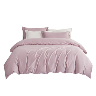 可定制任意尺寸床笠床品四件套定做100S纯色全棉贡缎长绒棉单被套