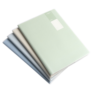 晨光B5加厚胶套本笔记本本子A4A5高颜值高级学生考研办公商务初中高中小号大号超厚工作日记作文手账课堂