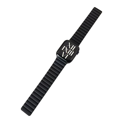 匠戴适用苹果手表磁吸硅胶表带